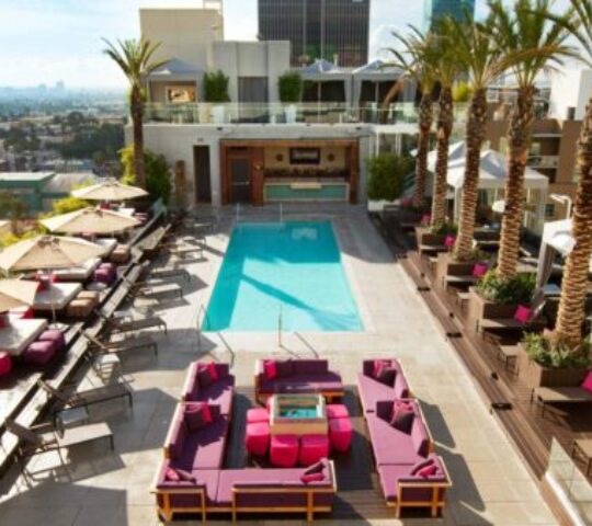 The W Hotel in Hollywood