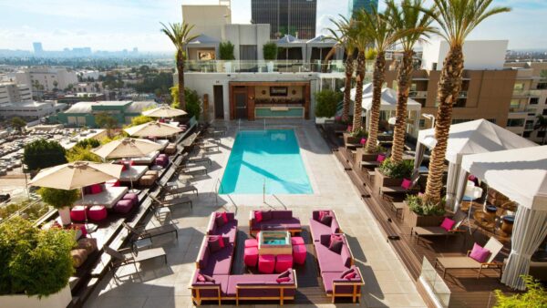 The W Hotel in Hollywood